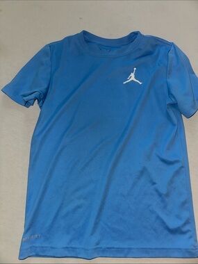 Kids Size L Jordan Blue Performance Jumpman Tee